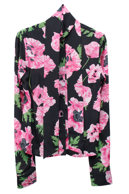 POPPY PUSSYBOW BLOUSE