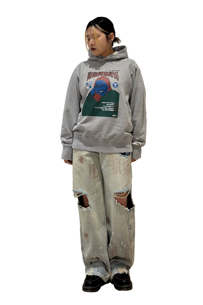 BEACON/ダメージフーディ【25SS】