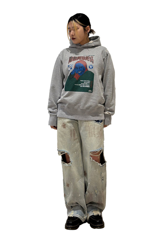 BEACON/ダメージフーディ【25SS】