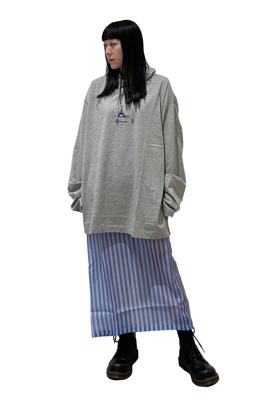 ストライプ柄スカート