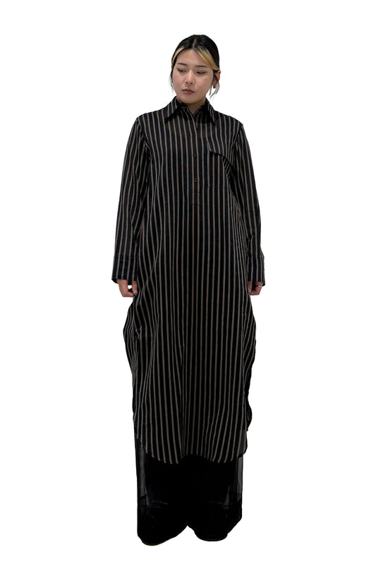 ストライプ柄ワンピース