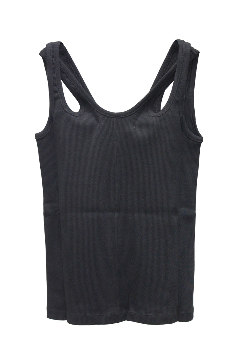 CROSS STRAP RIB TANK-TOP【25SS】