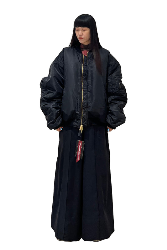 DOUBLE ZIP BOMBER JACKET【25AW】