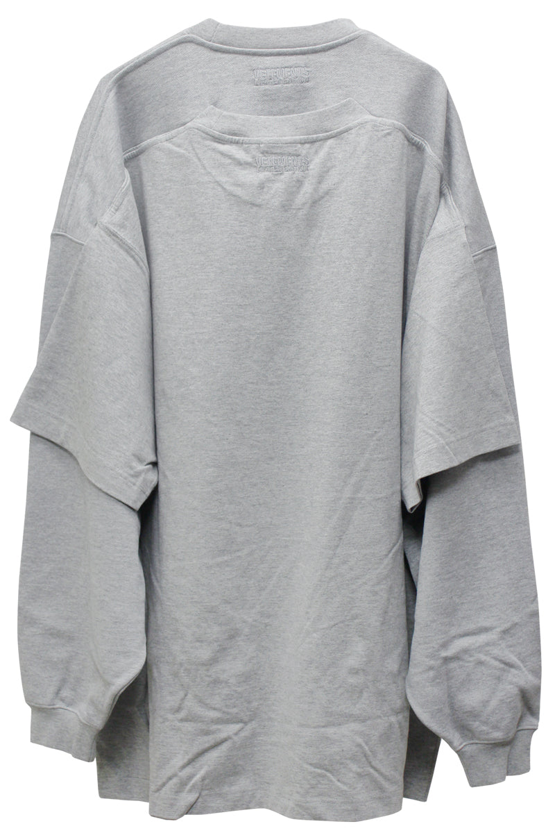 MERGED T-SHIRT SWEATSHIRT【25SS】