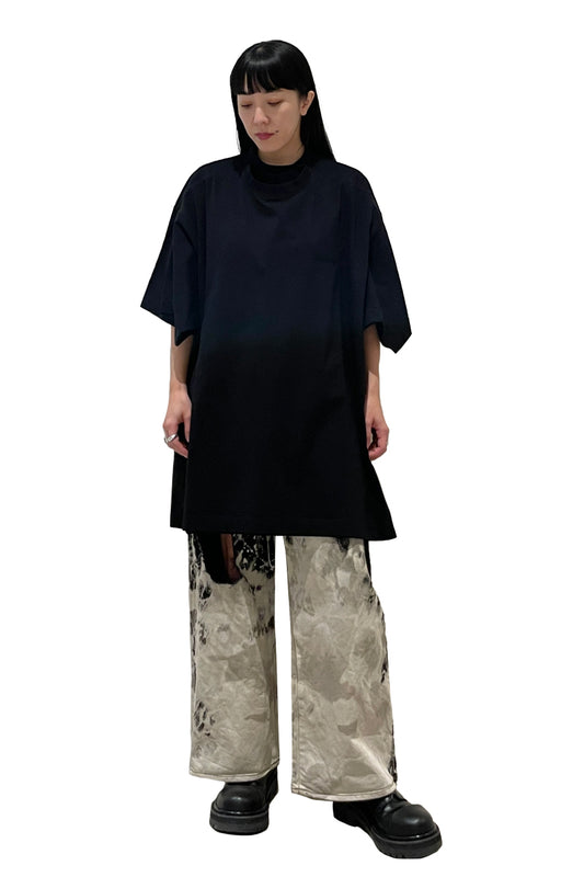 MERGED DOUBLE OVERSIZED T-SHIRT【25SS】