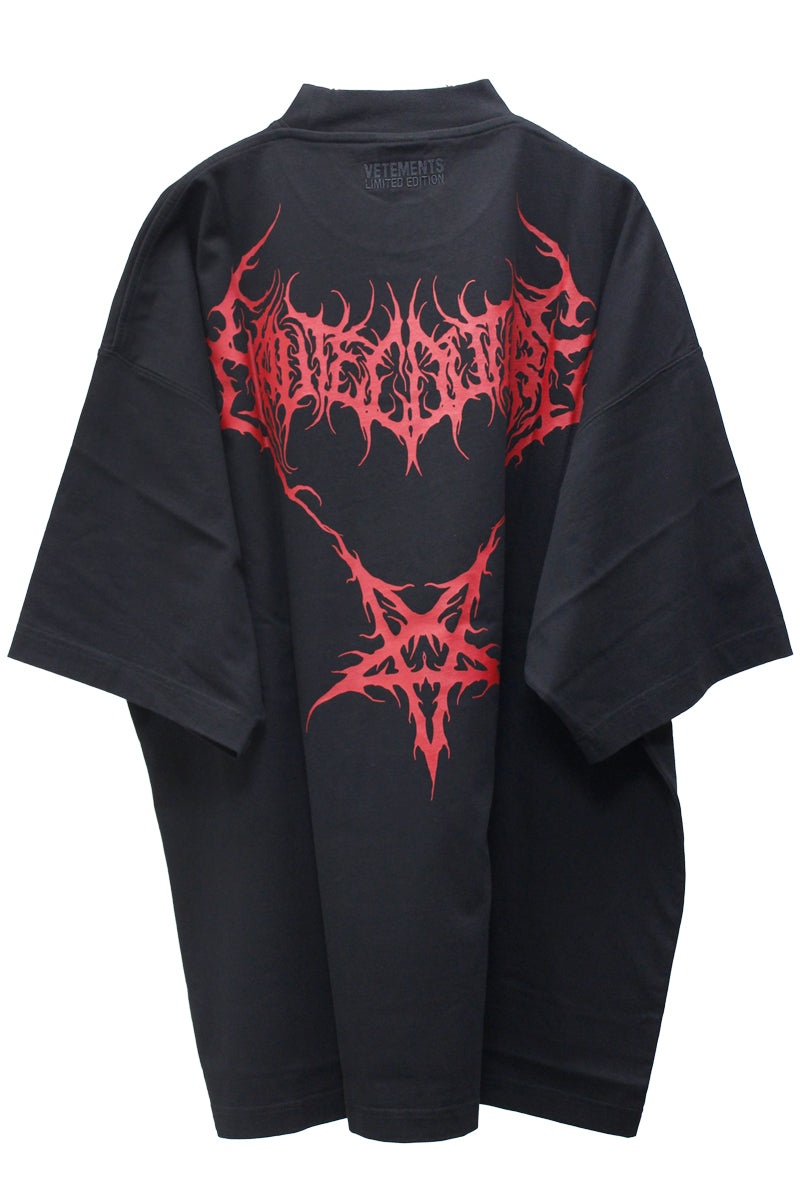 DEATH METAL OVERSIZED T-SHIRT【25SS】