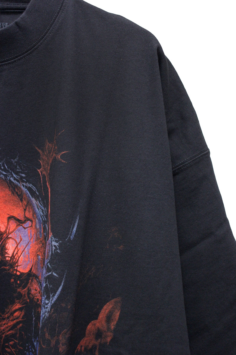 DEATH METAL OVERSIZED T-SHIRT【25SS】