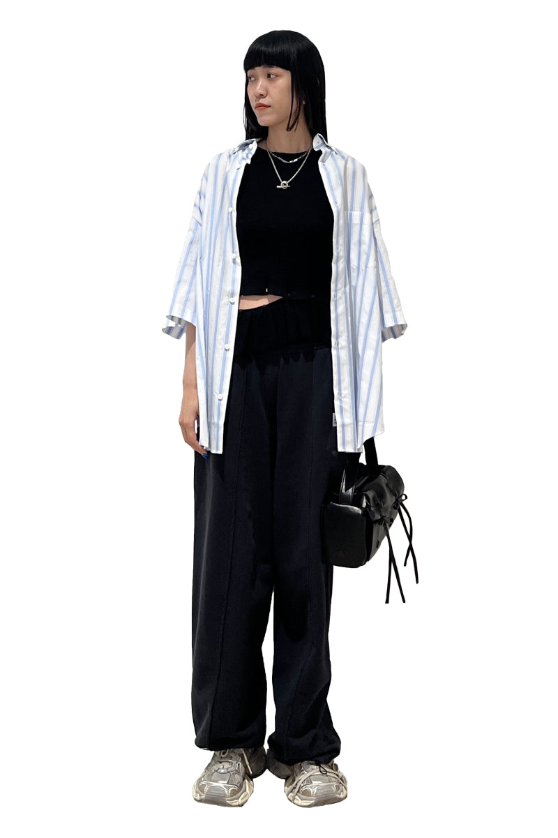 PINSTRIPE SHORTSLEEVE SHIRT