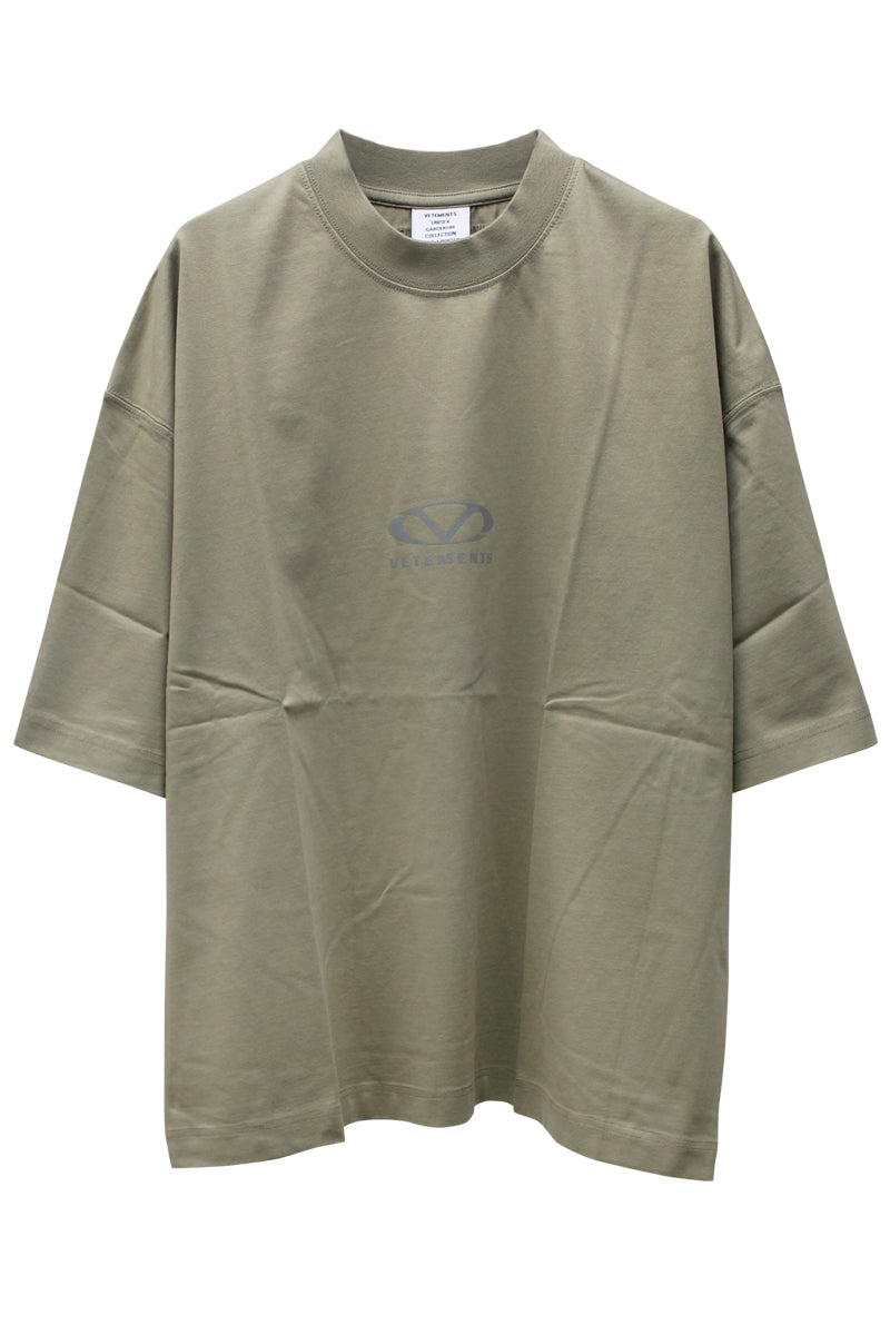 OVAL LOGO CROPPED BOXY T-SHIRT【25SS】