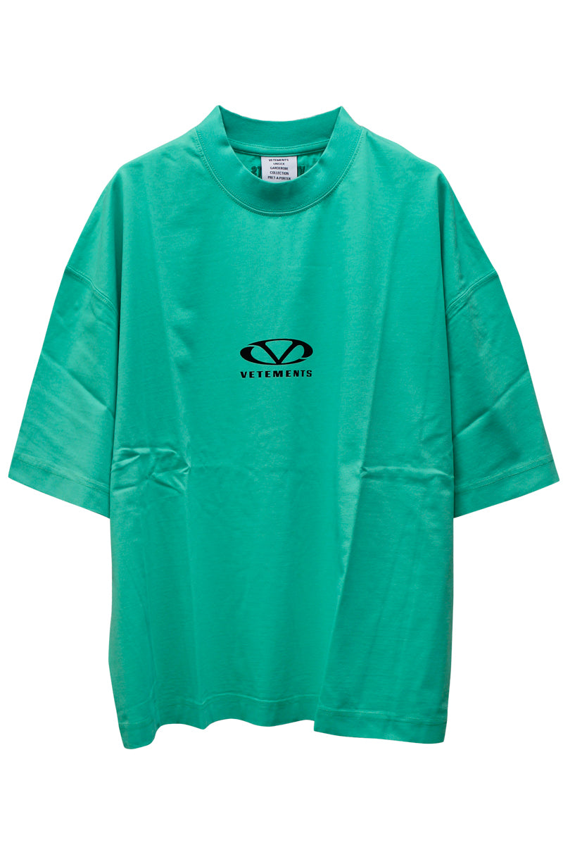 OVAL LOGO CROPPED BOXY T-SHIRT【25SS】