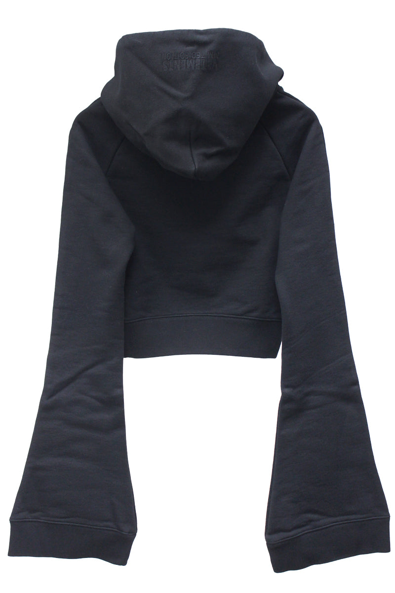 FLARED SLEEVE CROPPED HOODIE【25SS】