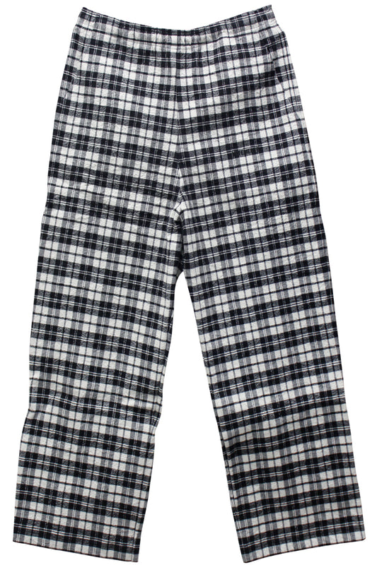 METALIZED WRINKLED PYJAMA PANTS