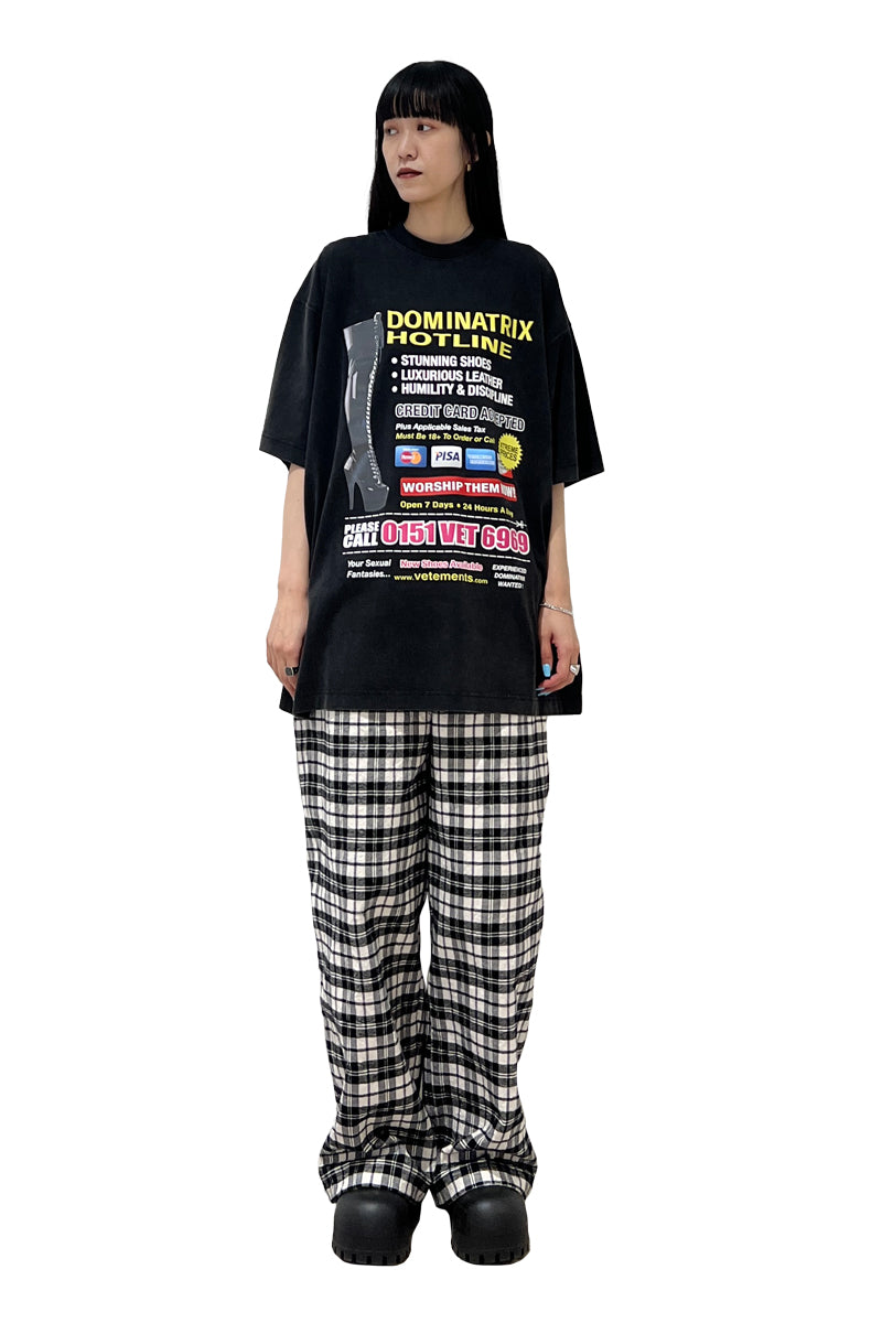 METALIZED WRINKLED PYJAMA PANTS【25SS】
