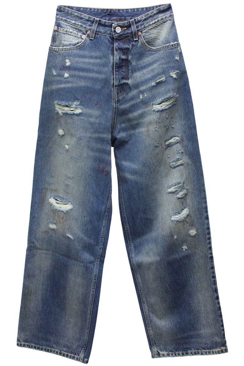 DISTRESSED BAGGY JEANS【25SS】