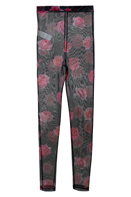 Printed Mesh Leggins