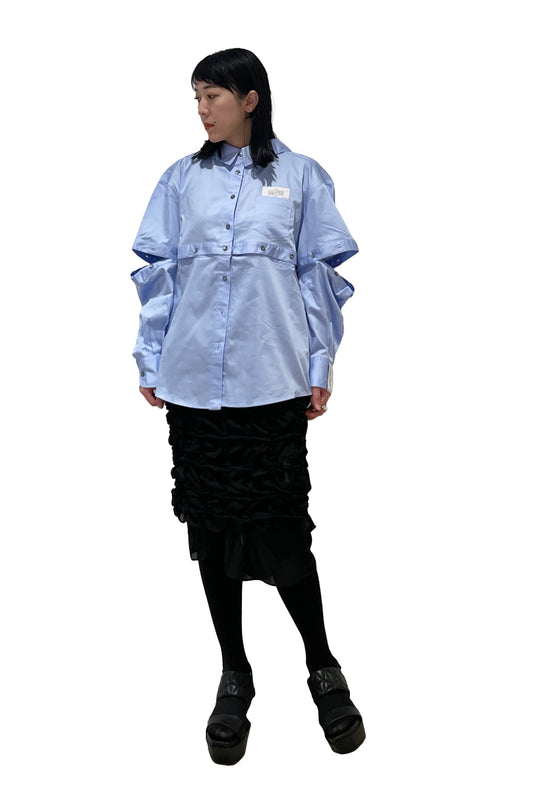 SCRUNCHED CHIFFORN SKIRT