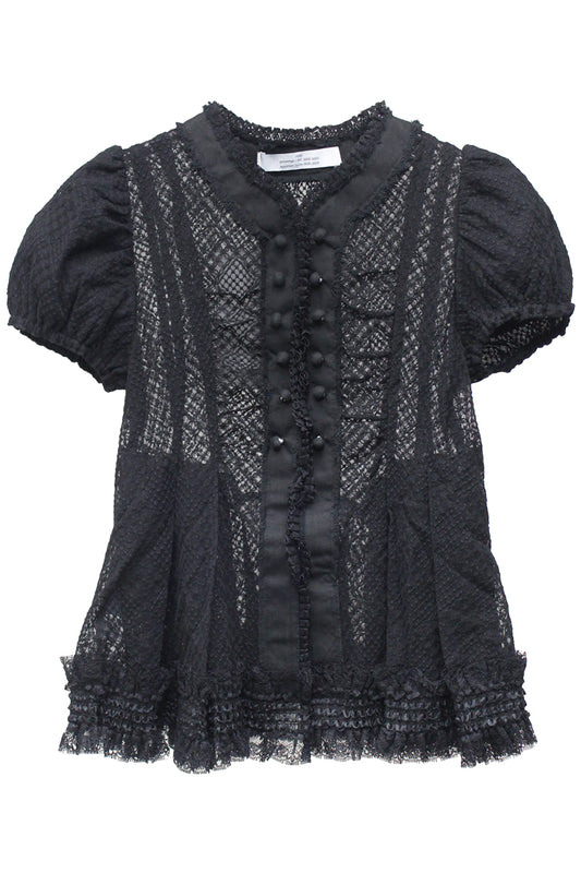 MULTI  LACED VICTORIAN BLOUSE