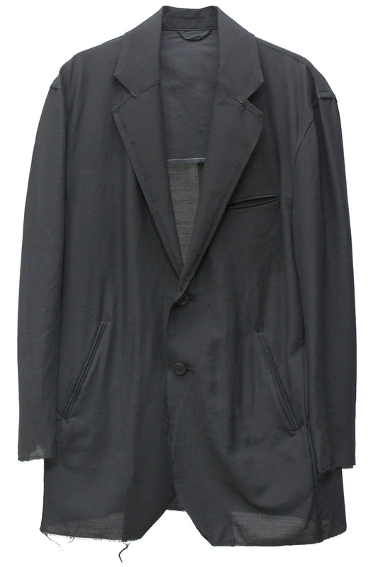 WOOL RAYON TROPICAL BROKEN JACKET