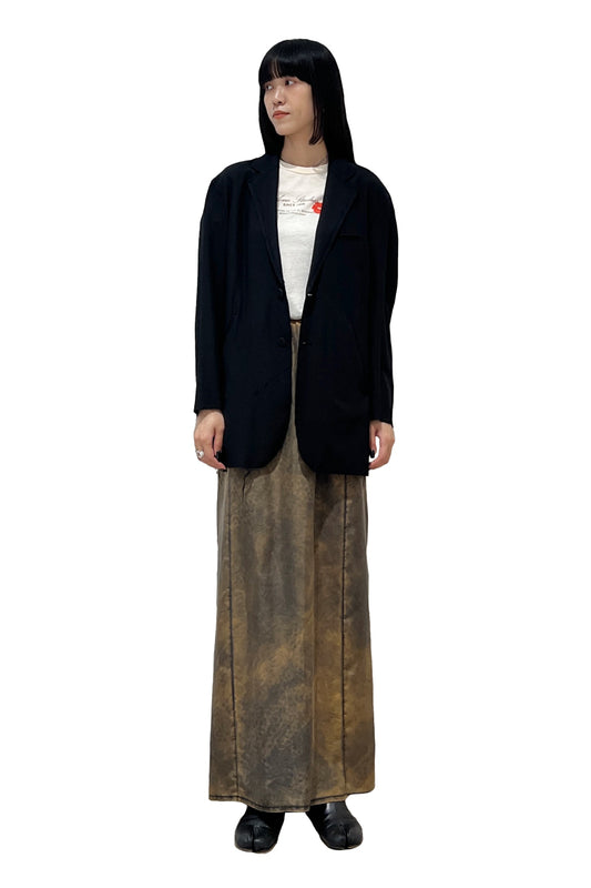 WOOL RAYON TROPICAL BROKEN JACKET