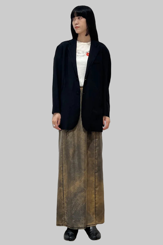 WOOL RAYON TROPICAL BROKEN JACKET