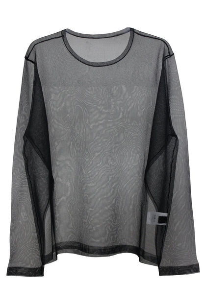 SHEER NYLON PULL OVER KNIT【25SS】