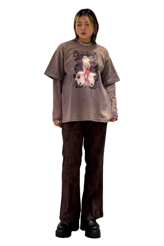 MISTY JACQUARD WESTERN SLACKS