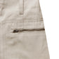 zipper patch short pants