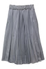 mult stripe sunpleated skirt【25SS】