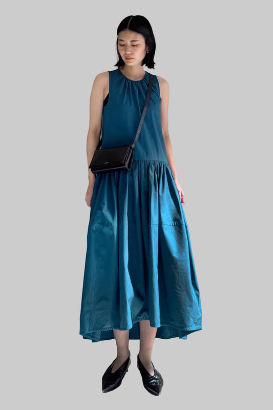 JIL SANDER / スリーブレスフレアドレス