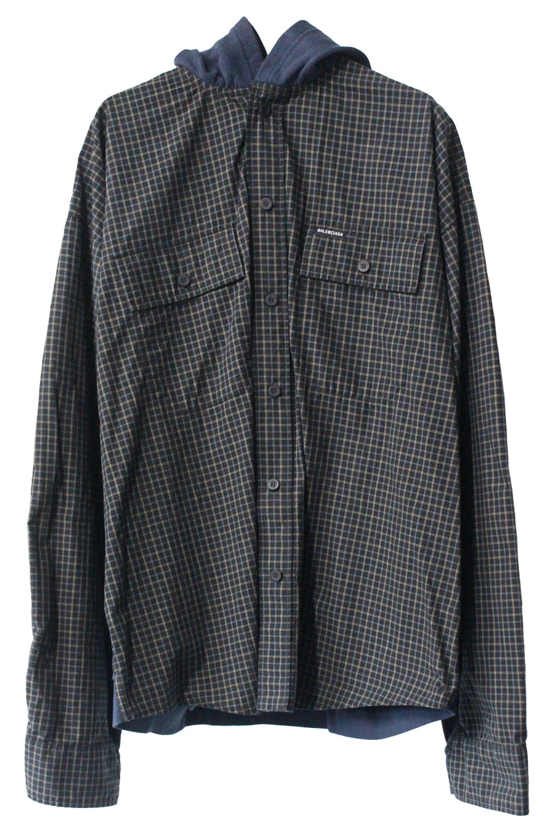 Cut-Up Hooded Shirt（UNISEX）