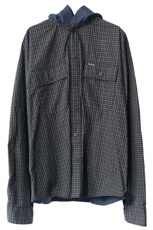 Cut-Up Hooded Shirt（UNISEX）