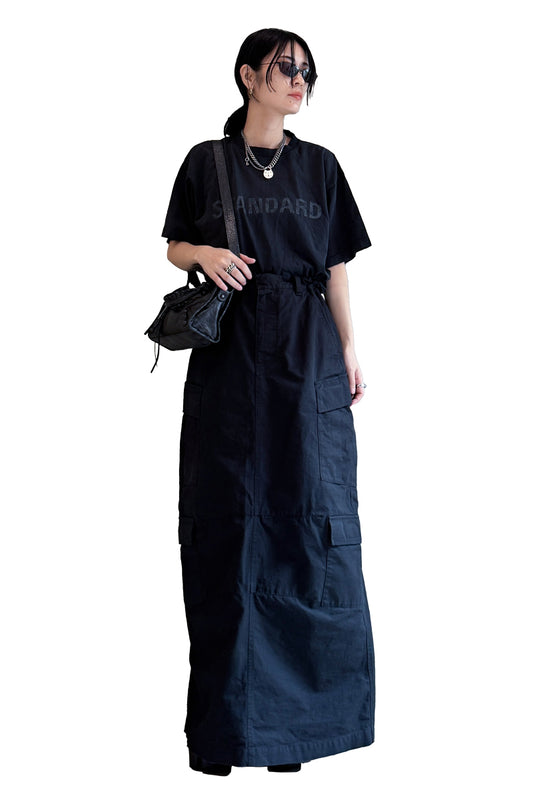 Cargo Maxi Skirt【25AW】