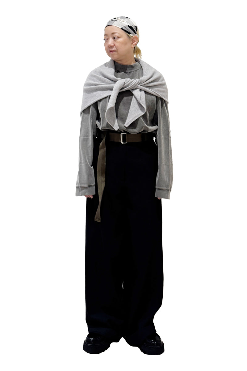 triangular scarf knit【25AW】