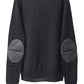 エルボーパッチクルーニット【25AW】