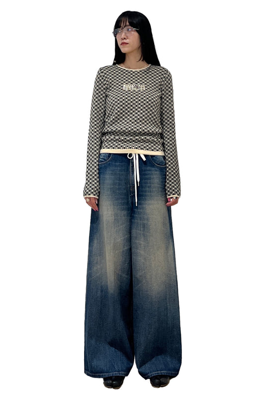 ワイドレッグデニムパンツ【25AW】