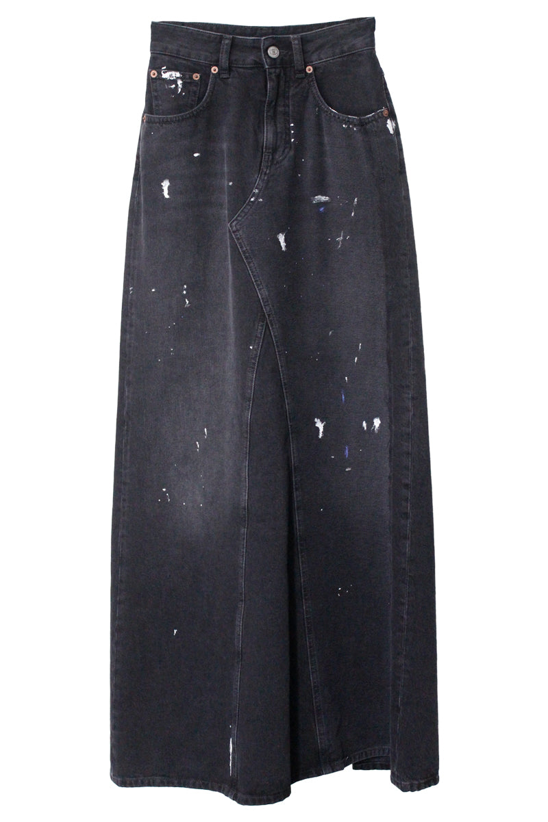 ペイントデニムスカート【25AW】