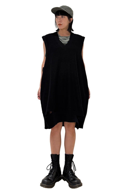 Ⅴネックニットドレス【25AW】