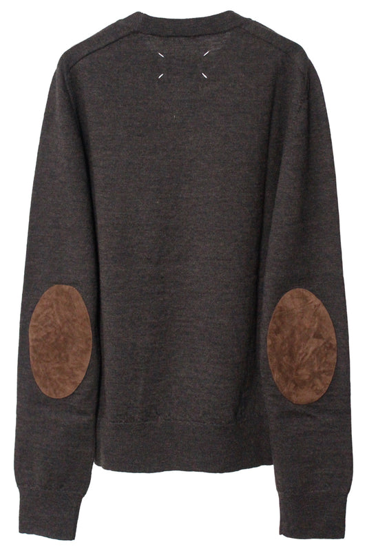 エルボーパッチクルーニット【25AW】