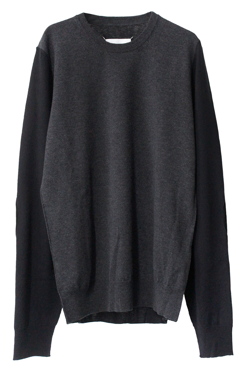 ツートンクルーネックニット【25AW】