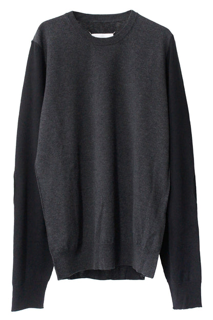 ツートンクルーネックニット【25AW】