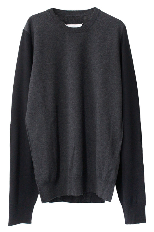 ツートンクルーネックニット【25AW】