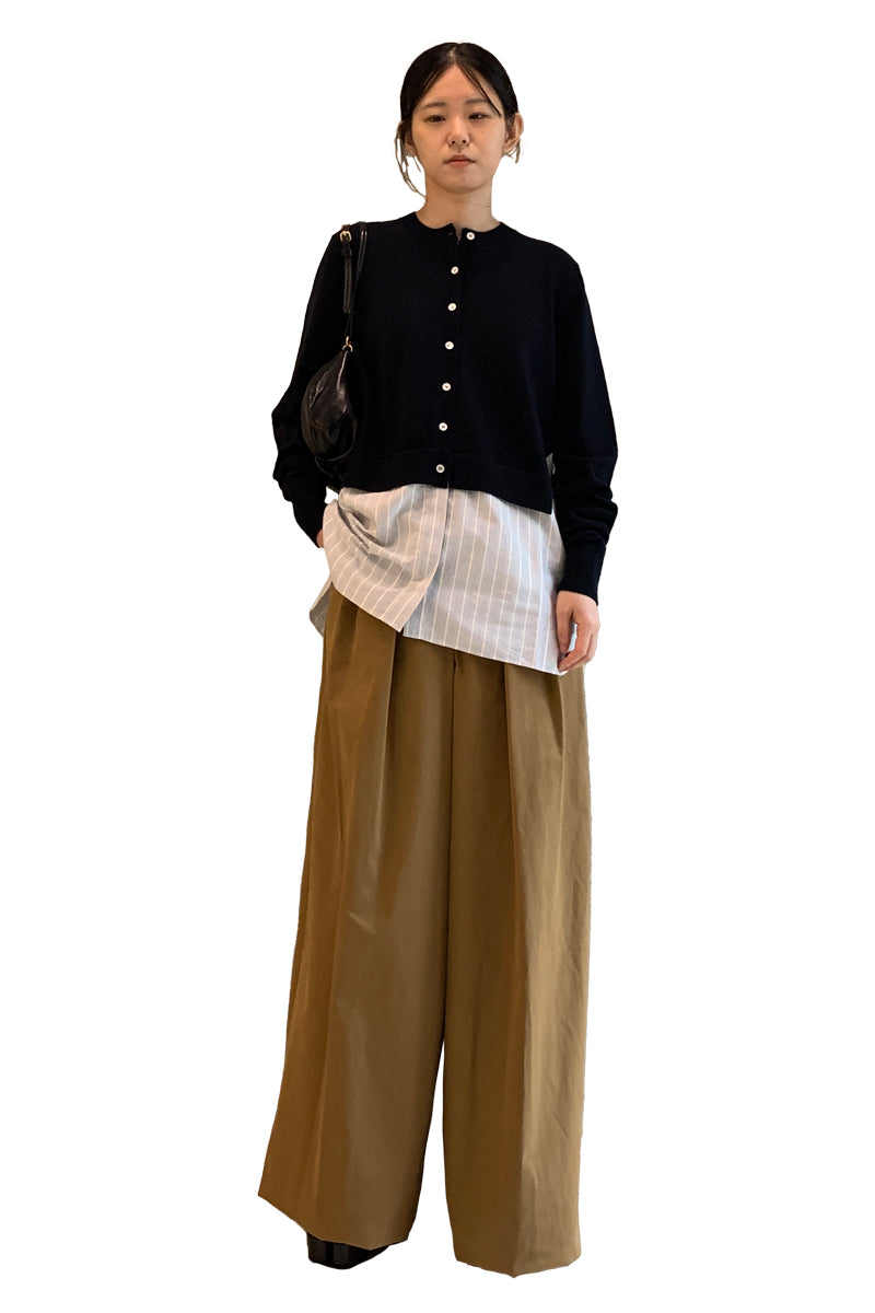 KNIT AND FABRIC CARDIGAN【25AW】