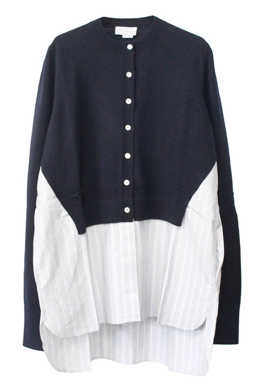 KNIT AND FABRIC CARDIGAN【25AW】