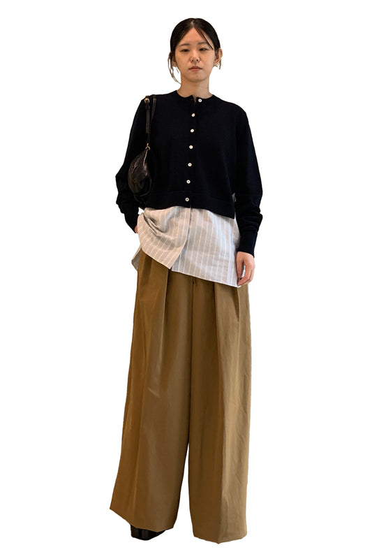 KNIT AND FABRIC CARDIGAN【25AW】