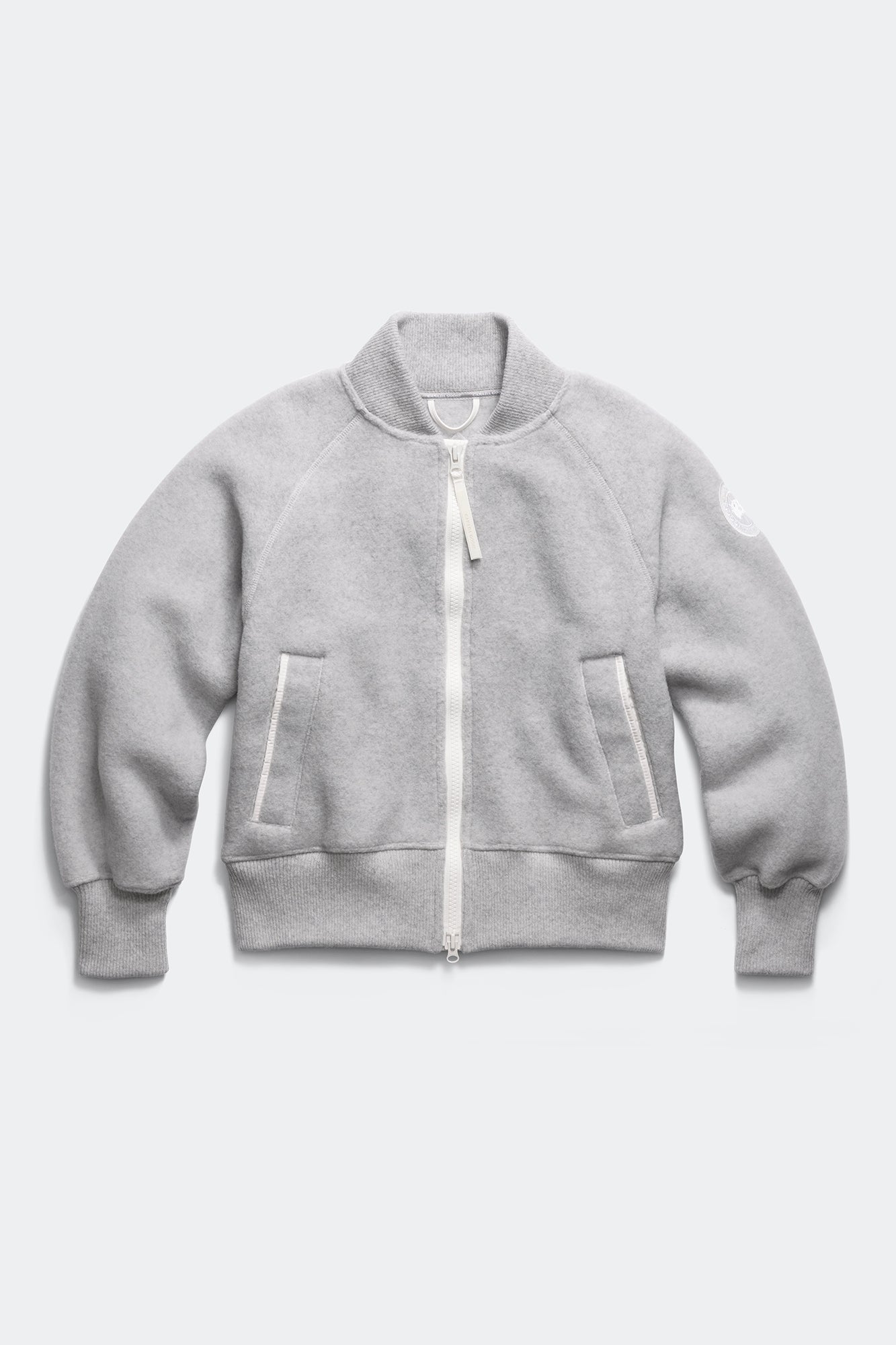 Sierra Fleece Bomber White Label
