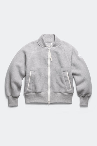 Sierra Fleece Bomber White Label