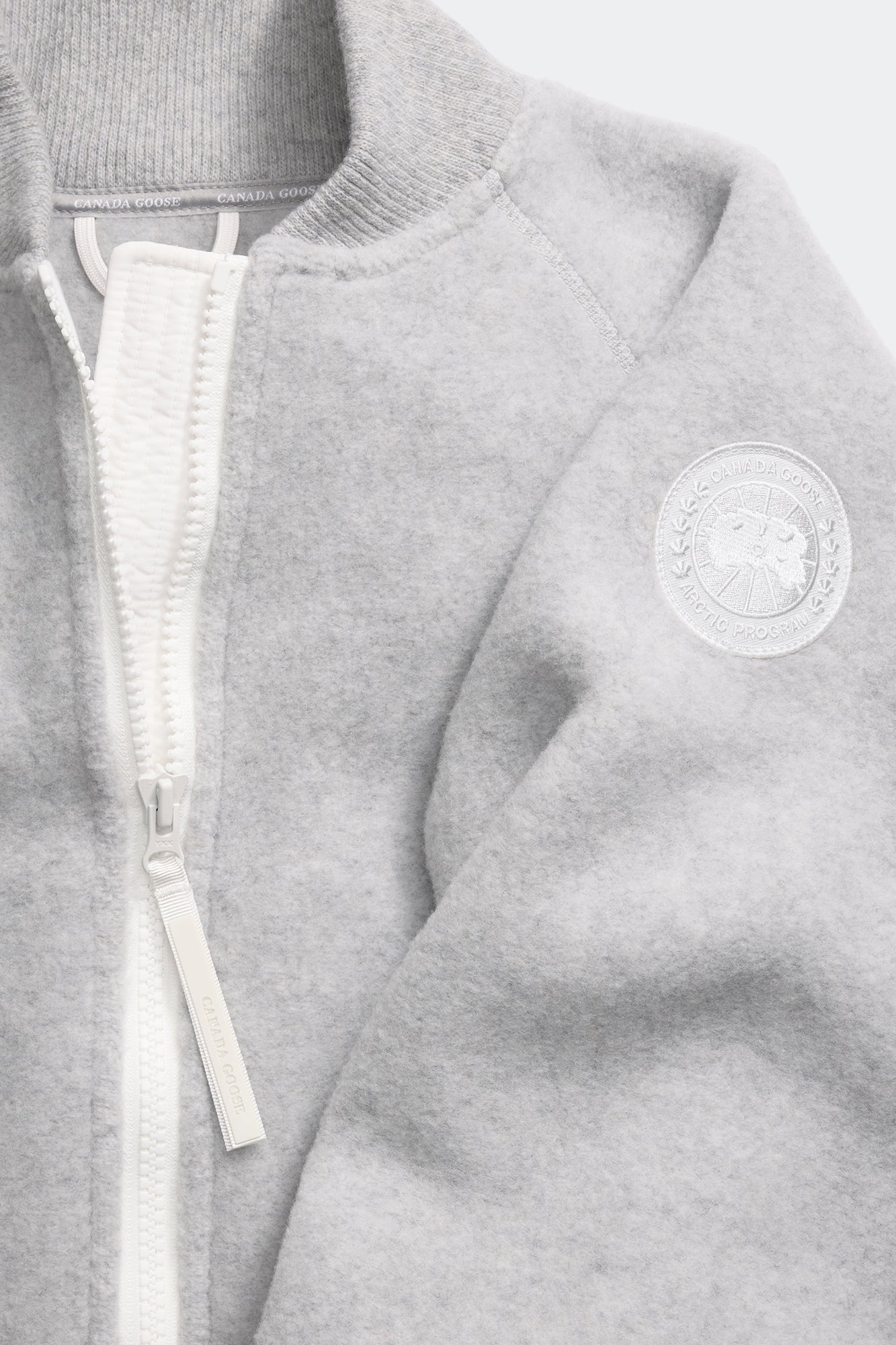 Sierra Fleece Bomber White Label
