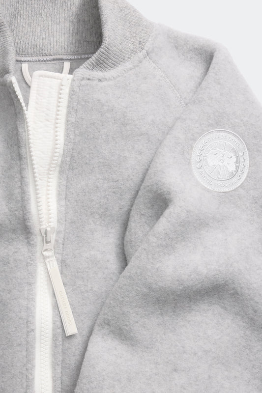 Sierra Fleece Bomber White Label