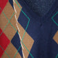 アーガイル柄Vネックニット（MEN)【25AW】