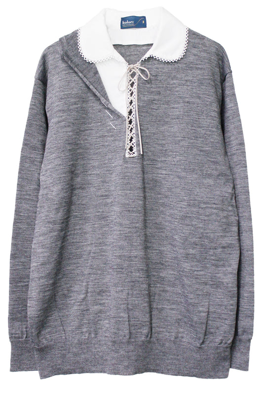 襟付切替ニット【25AW】